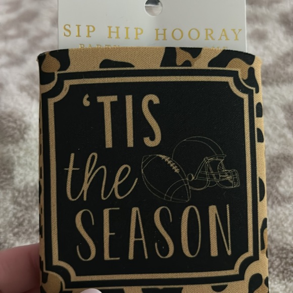 Sip Hip Jooray Football Koozie - Picture 2 of 2